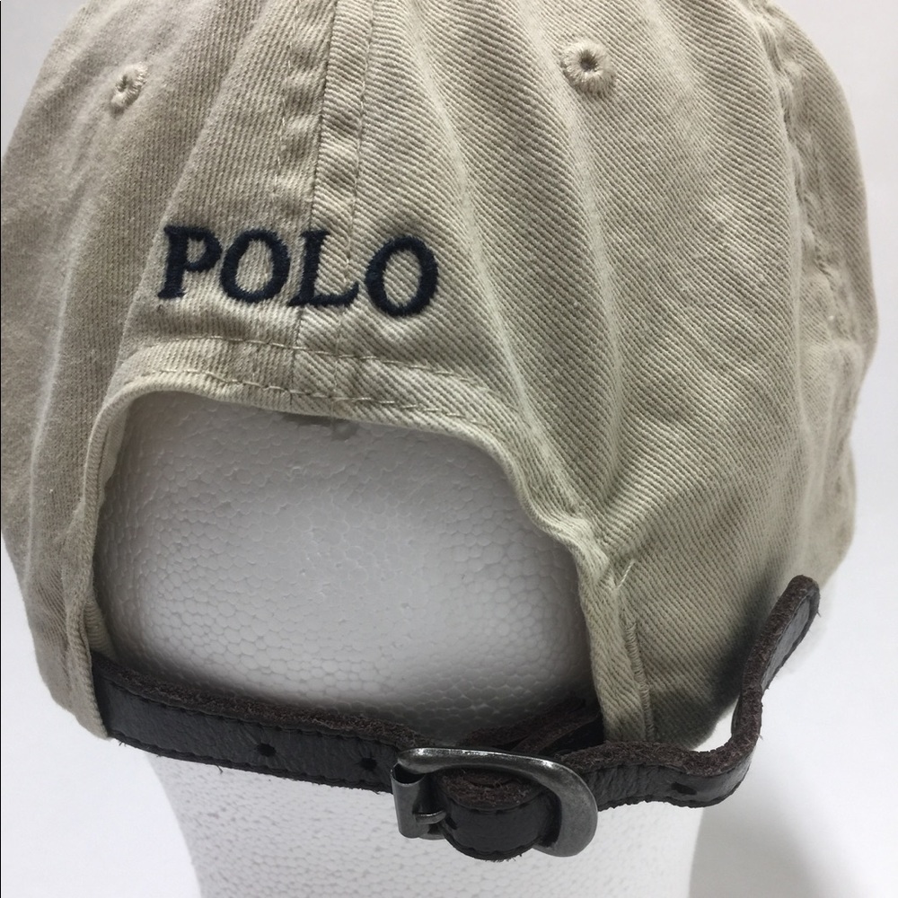 Sold❌ Polo Ralph Lauren dad hat Leather Strap